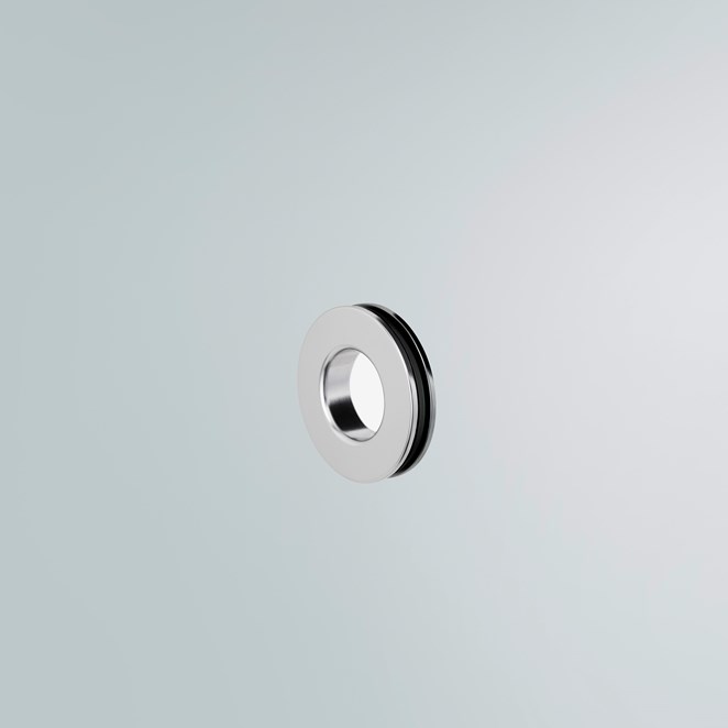 Ø: 55 mm, Ø Insida: 28 mm, D: 13 mm. Ingår som standard.
