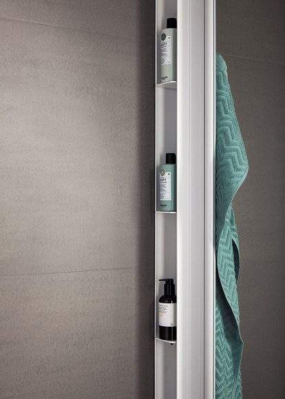 Duschförvaring Pile i Matte White.