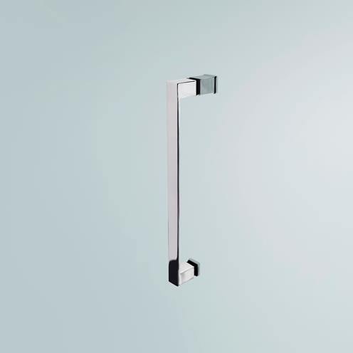 c/c: 256 mm, B: 22 mm. Kostnadsfritt alternativ till alla måttanpassade Arc-duschväggar förutom på Arc Skjutdörr där det ingår som standard.