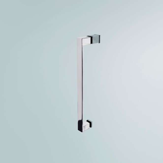 c/c: 256 mm, B: 22 mm. Kostnadsfritt alternativ till alla måttanpassade Arc-duschväggar förutom på Arc Skjutdörr där det ingår som standard.