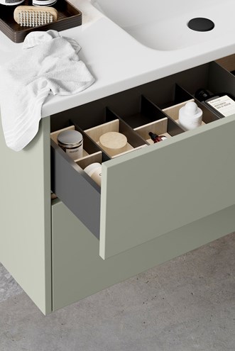 Grand erbjuder maximal förvaring med lådor som är både högre och djupare än de övriga seriernas.