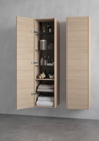 Högskåp GRAND Solid 40 i 'Nordic Oak'.
