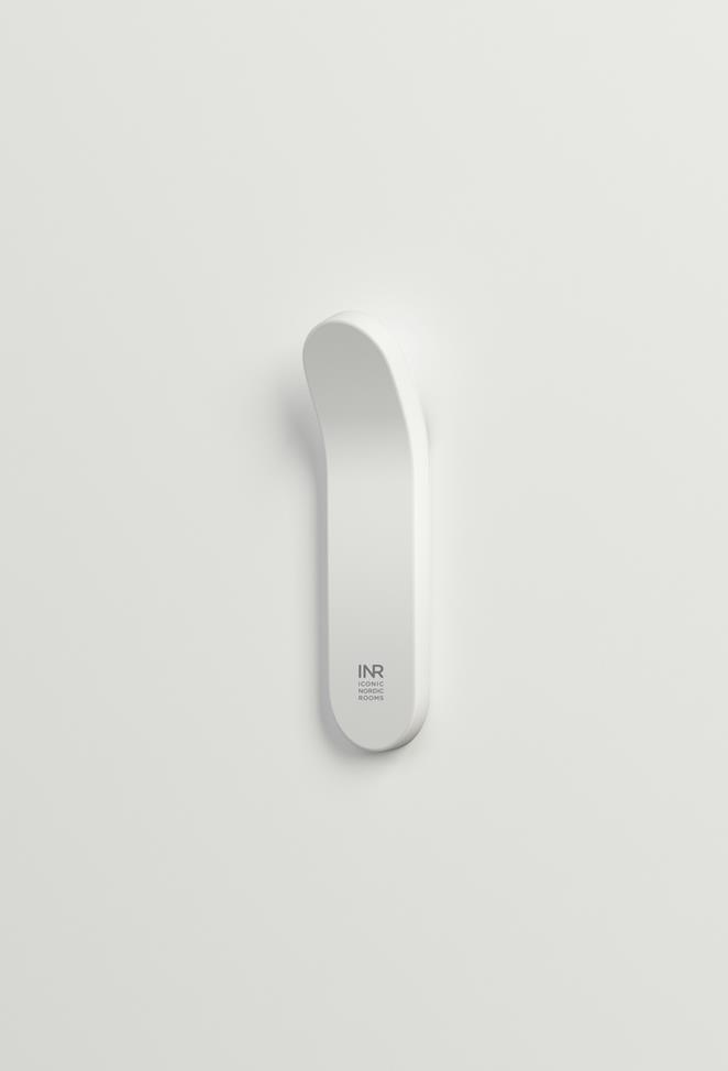 Handdukskrok Bow i Matte White.
