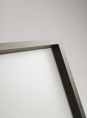 Duschvägg Edge i Stone med glaset Frosted.