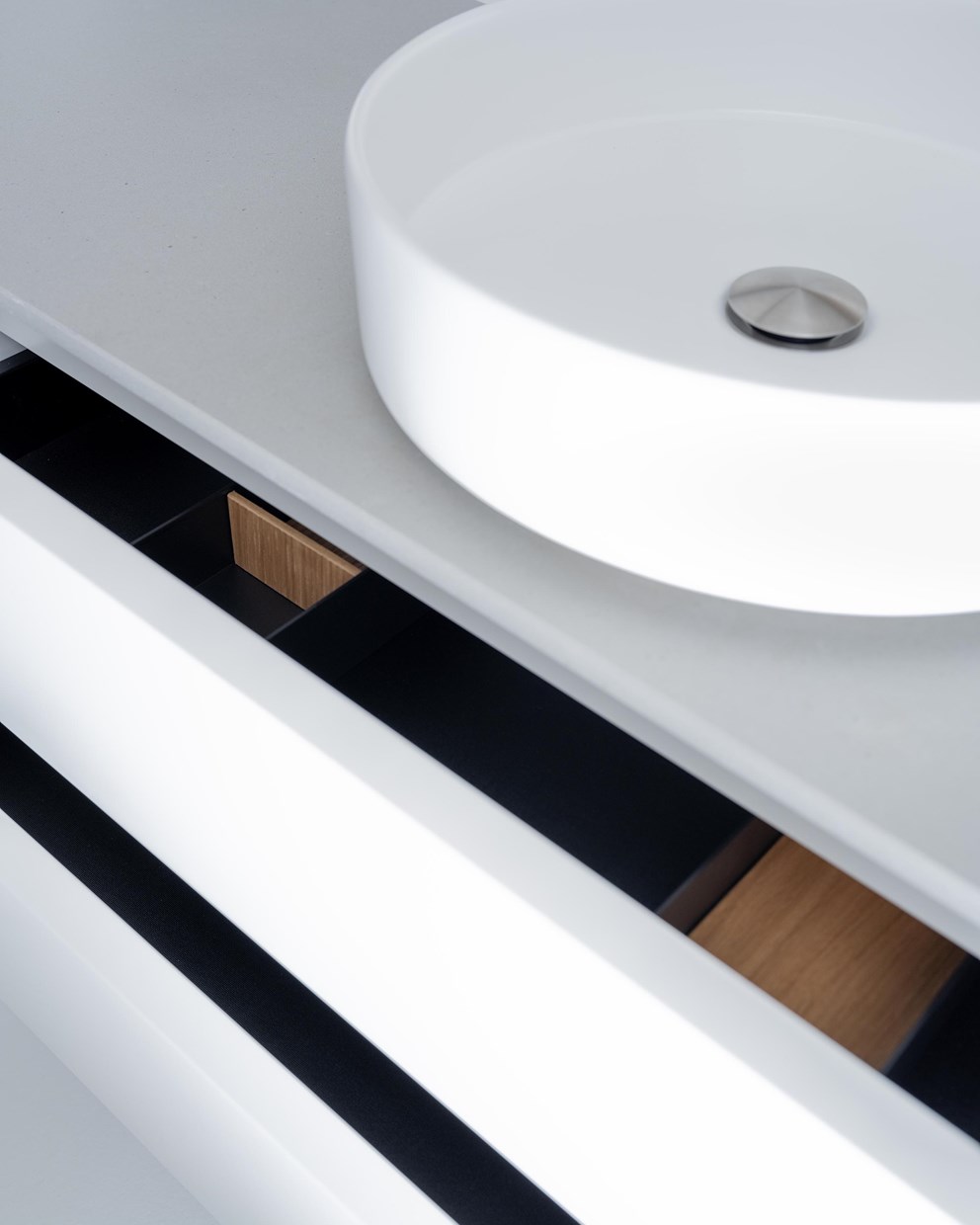 Air Solid med bänkskiva Raw Concrete.