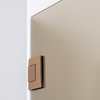 Arc i Brushed Bronze med duschglas Bronze