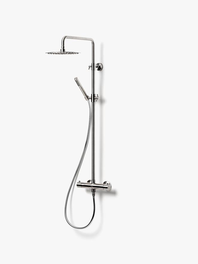 Takduschset Steel Pleasure 2 i Brushed Stainless.