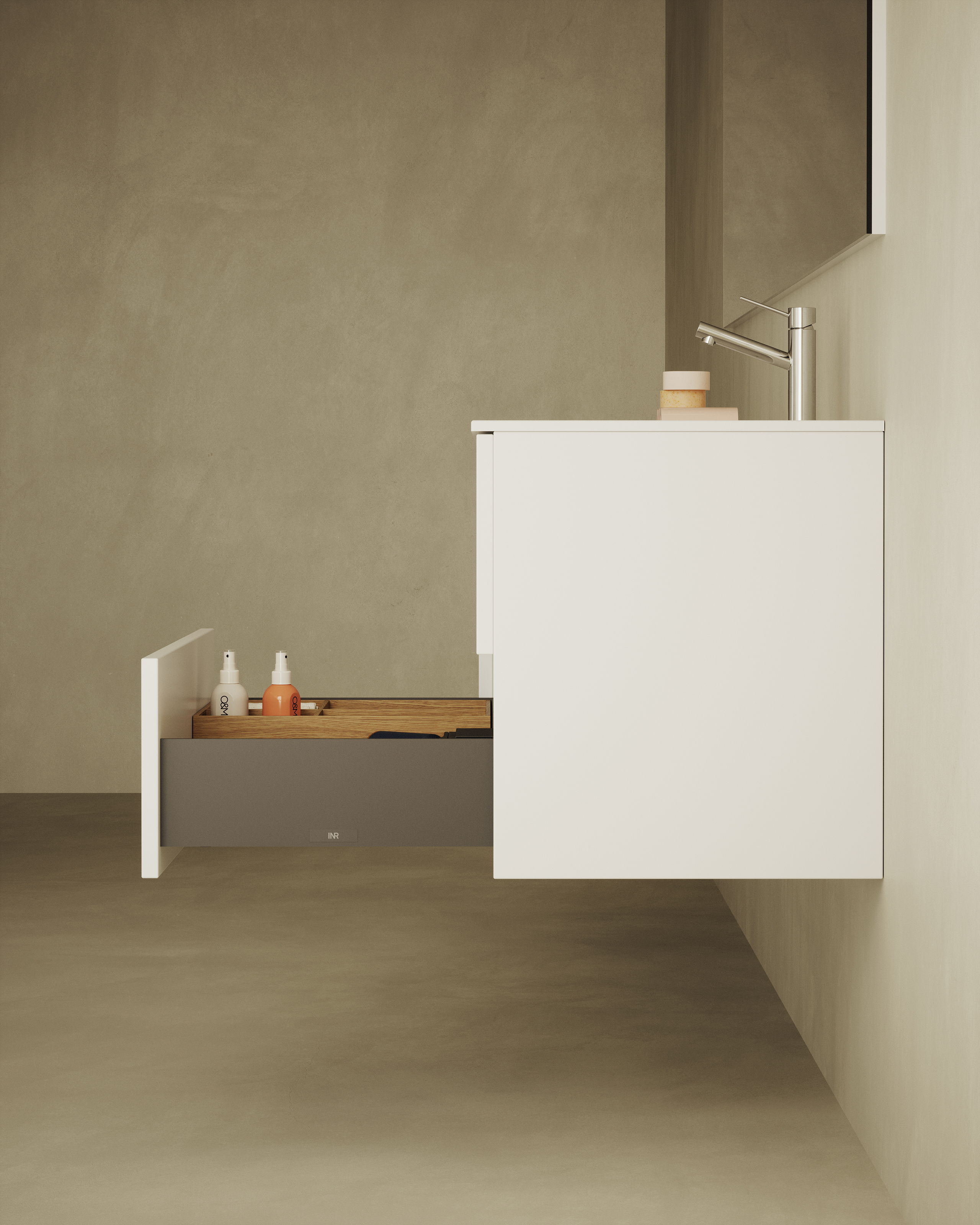 Kommod Core Solid med tillval Plus Storage, extra djup nedre låda.