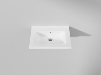 Grand tvättställ 60 i vitt porslin.