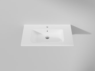 Grand tvättställ 80 i vitt porslin.