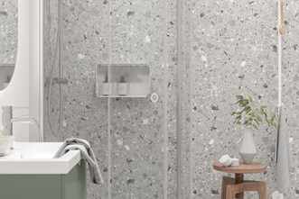 Duschhörna Linc Angel Flex med duschförvaring Nest.