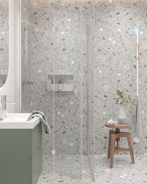 Duschhörna Linc Angel Flex med duschförvaring Nest.