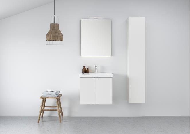 Viskan Solid 60 med spegel Feel 60.